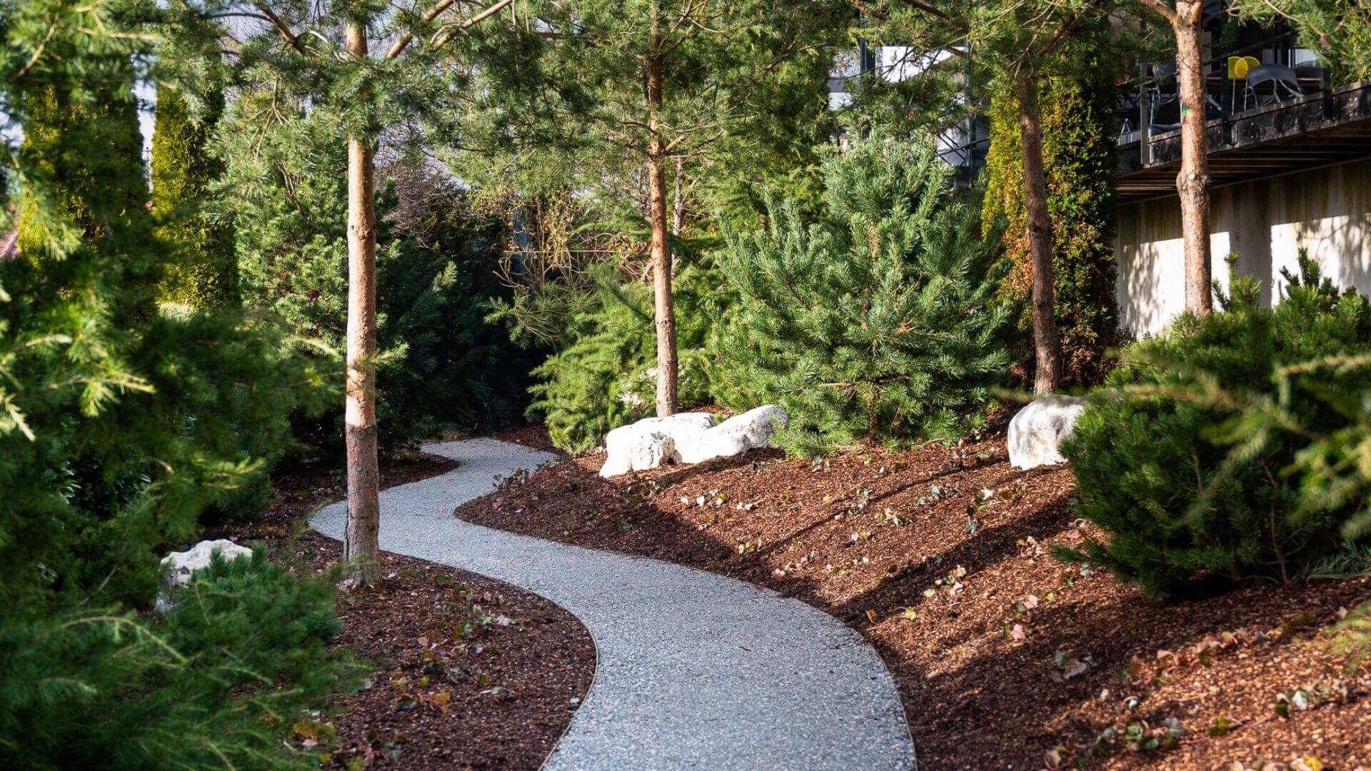 Gartengestaltung Waldweg